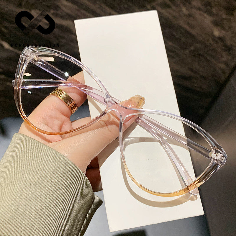 Women's Large Frame Cat Eye Retro Sunglasses