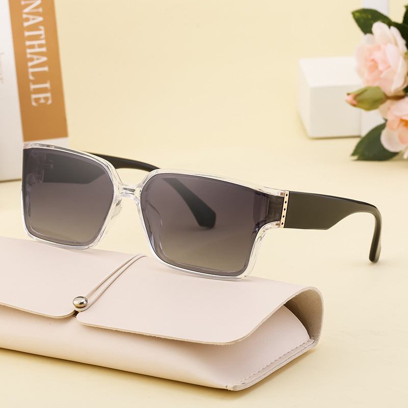 Women's Fashion Large Frame Square High-End Sunglasses