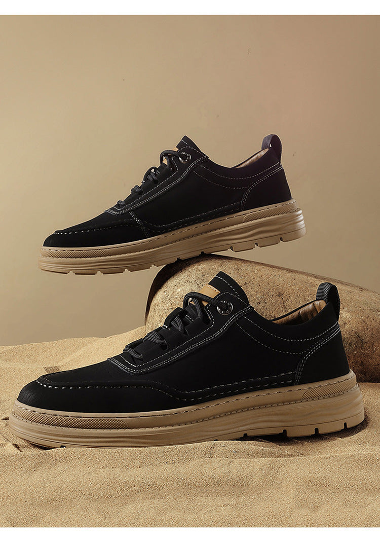 Men's Genuine Leather Casual Shoes (In Stock)