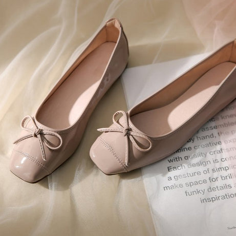 Women's Spring French Leather Soft-Soled Shoes