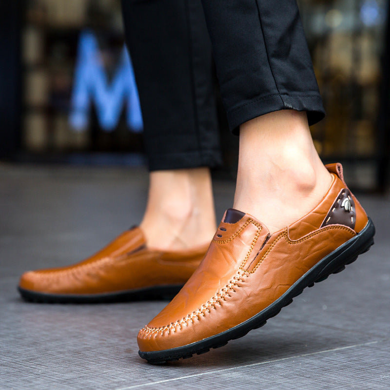 Men's Fashion Trend Loafers Leather Shoes