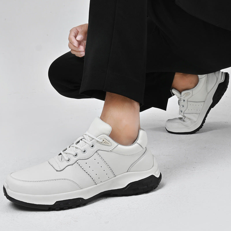 Men's Leather Versatile Trendy Casual Shoes