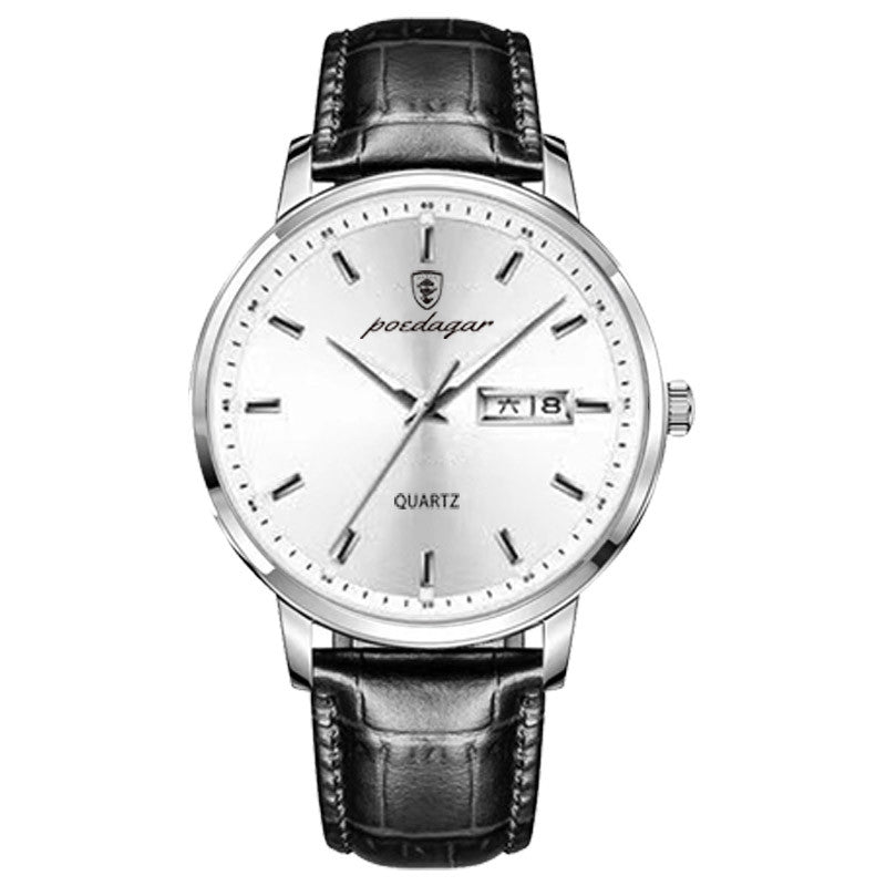 Men's Ultra-thin Double Calendar  Watch