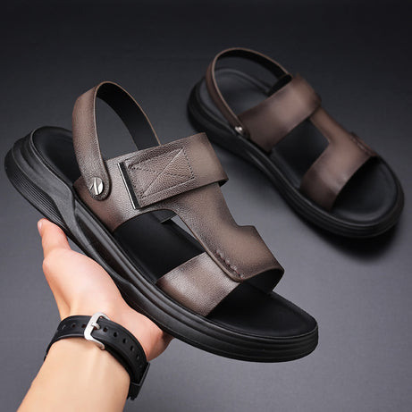 Men's Outdoor Vietnamese Leather slippers