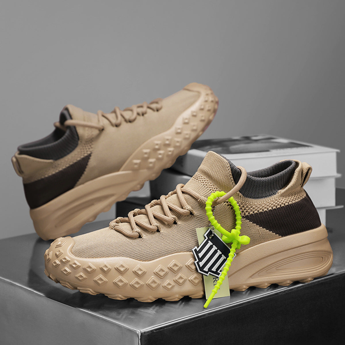 Men's Fashion Flying Knitting Casual Shoes