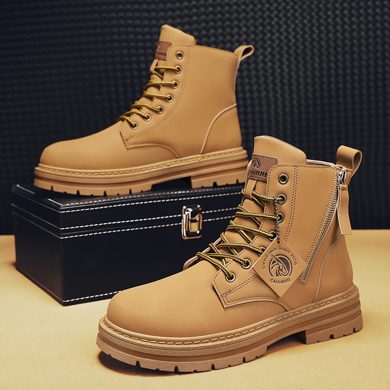 Men's Lace-up Martin Outdoor Tooling Boots