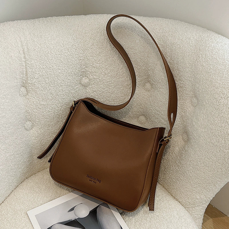 Women's Leather Trendy Versatile Shoulder Bag