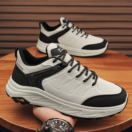 Men's Microfiber & Mesh Outdoor Casual Shoes