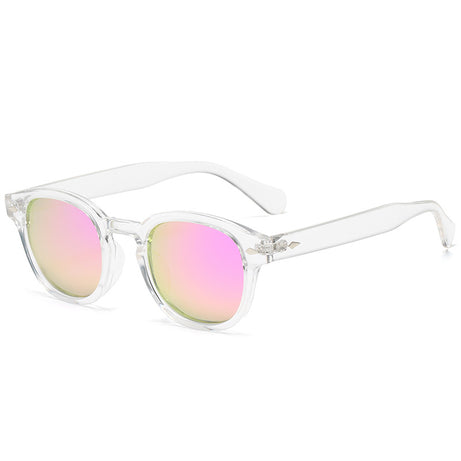 Women's Decorative glass Semi Round Sunglasses