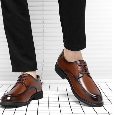 Men's Leather Business Solid Stylish Formal Shoes