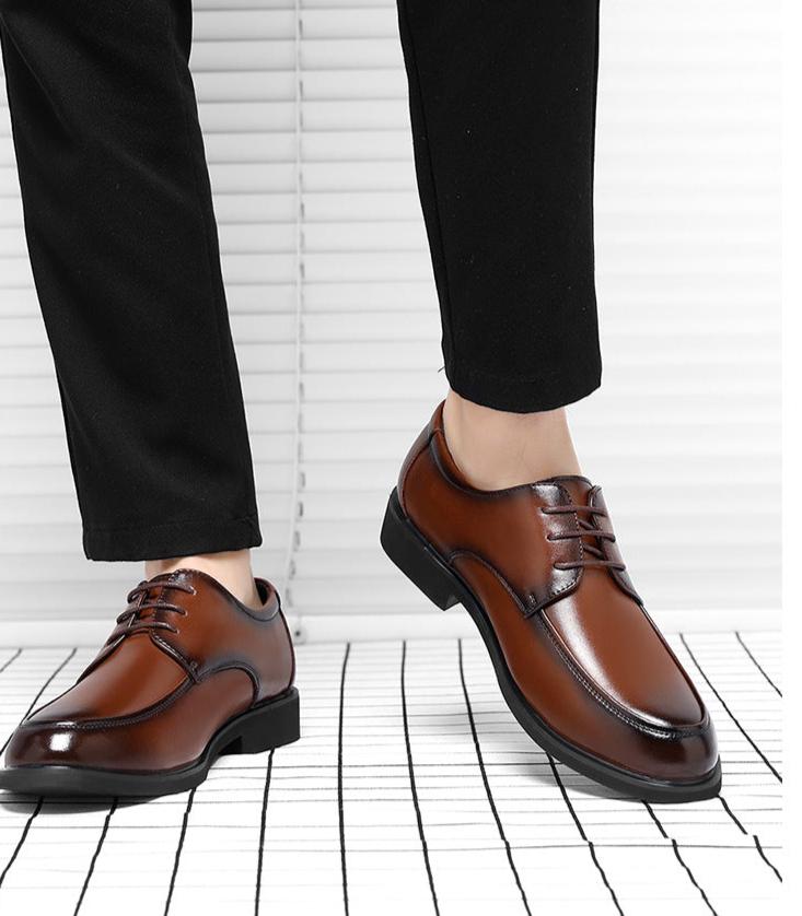 Men's Leather Business Solid Stylish Formal Shoes