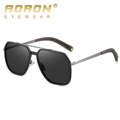 Men's Aluminum Magnesium Large Frame Sunglasses