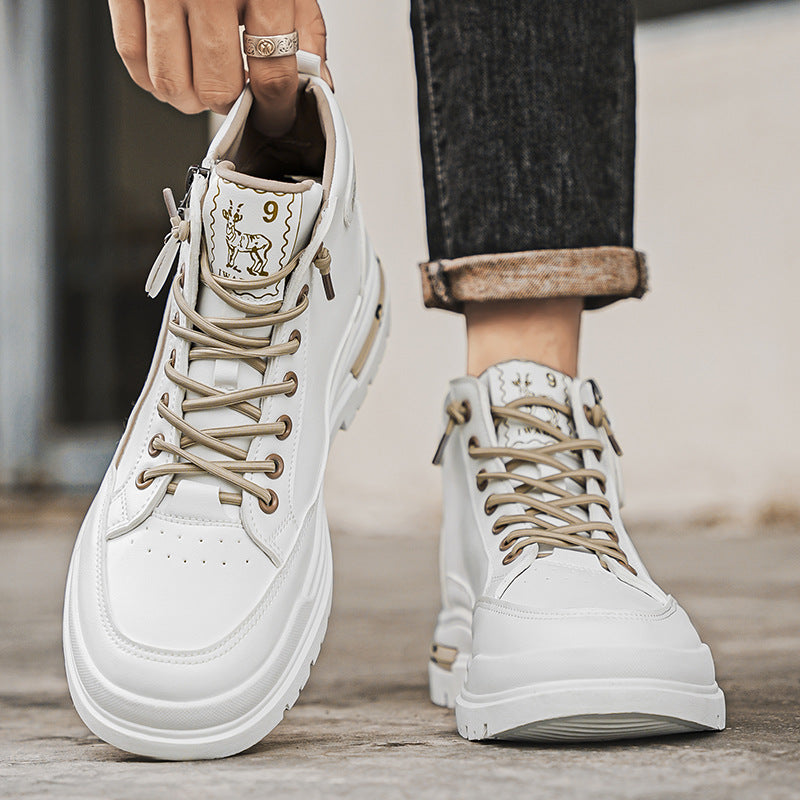 Men's  High-top Thick-soled Retro Trend Tooling Boots