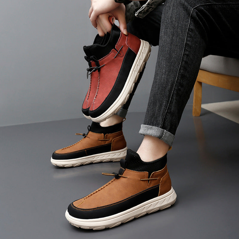 Men's Leather High-End Casual Shoes