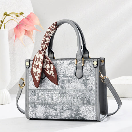 Women's Fashion Embroidery Handbag Large-Capacity Bag