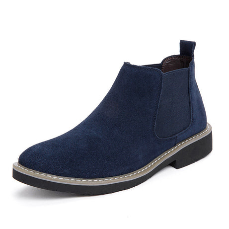 Men's Leather British Style Chelsea Boots