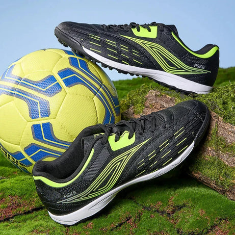 Men's Synthetic Leather Low-Top Football Turf Sports Shoes