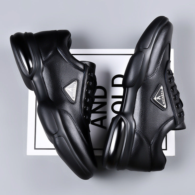 Men's Leather Trendy Fashion Casual Shoes