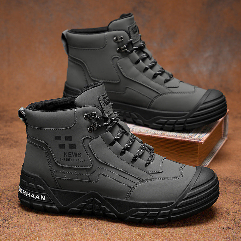 Men's Fashion Trendy Martin Boots British Casual Shoes