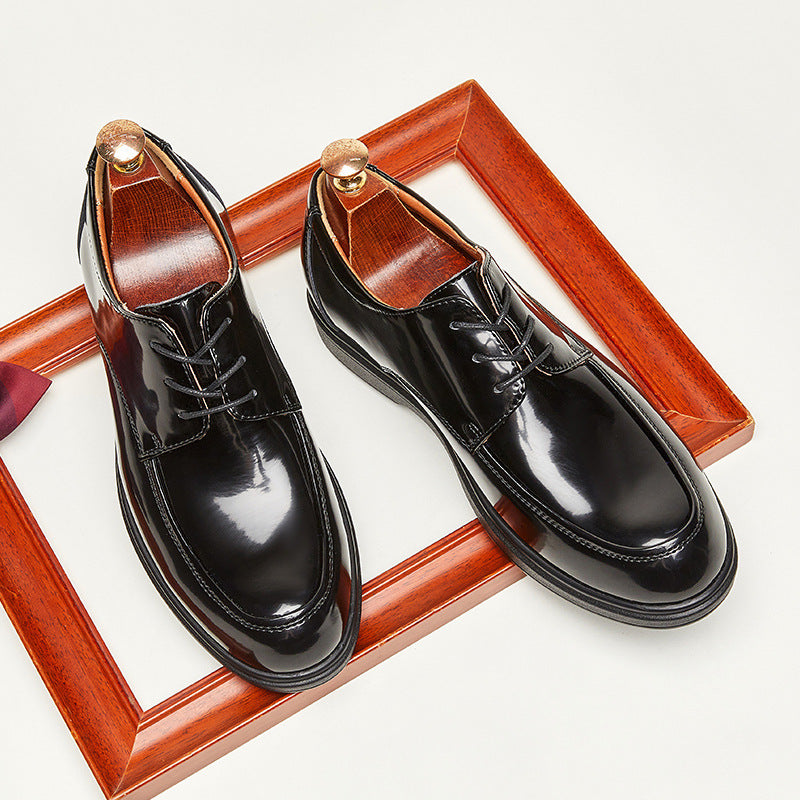 Men's Leather Glossy Formal Casual Shoes