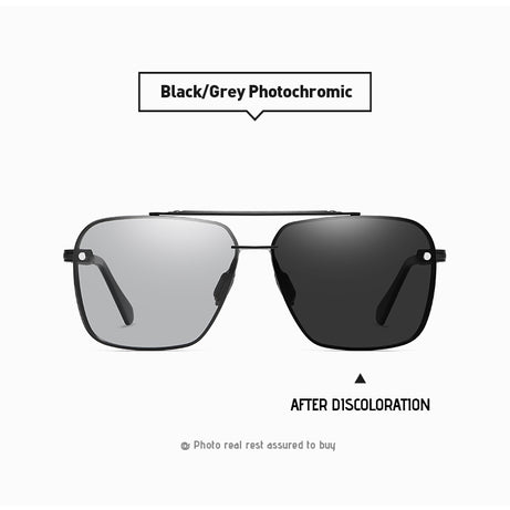 Men's Polarized Fashion Square Sunglasses