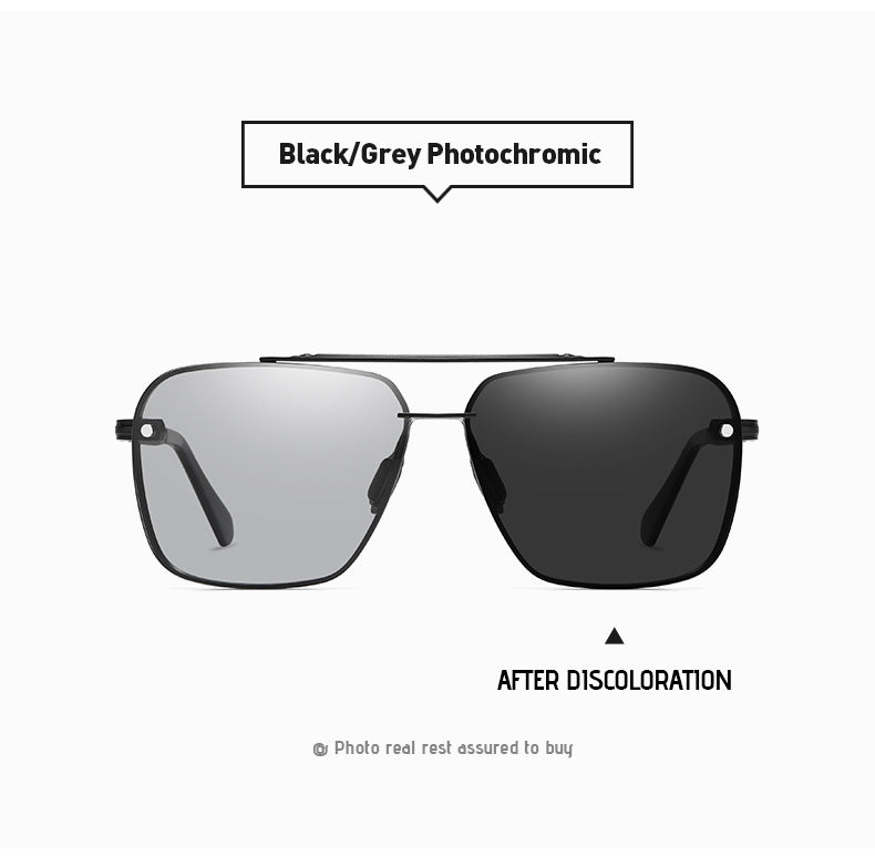 Men's Polarized Fashion Square Sunglasses