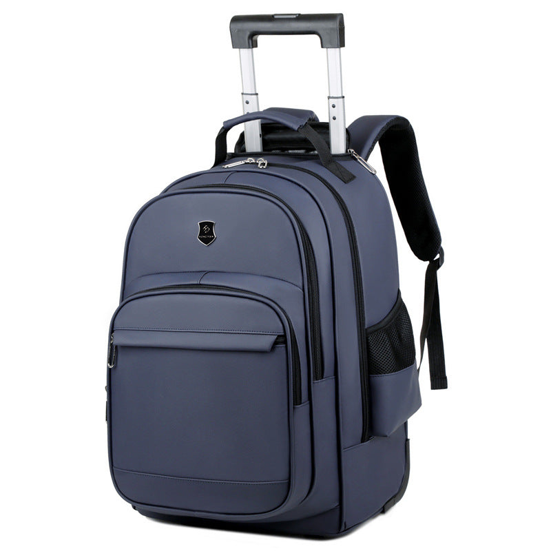 Men's Multifunctional Travel Trolley Backpack