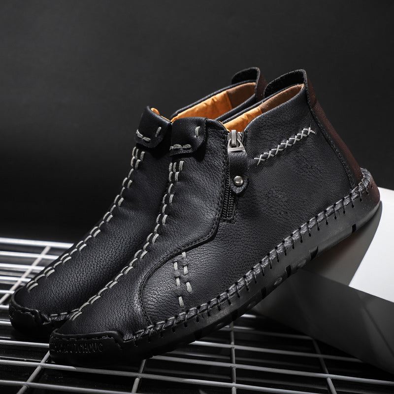 Men's Fashion Trendy Leather Casual Shoes