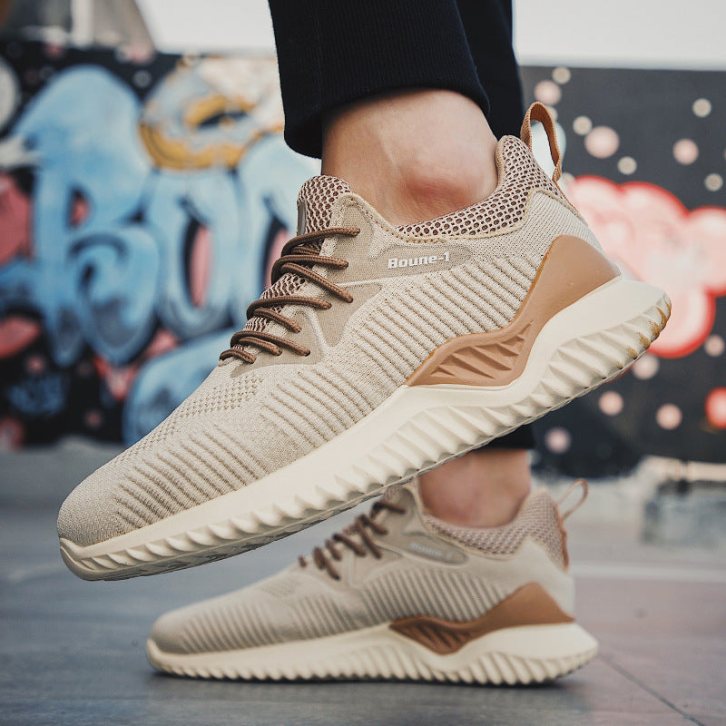 Men's Thick-soled Lightweight Running Shoes