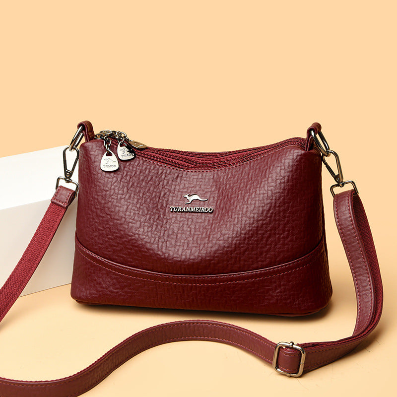 Women's Leather Shoulder Casual Bag