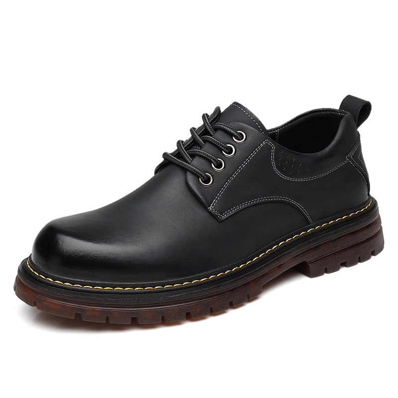 Men's Leather Martin Boots British Style Casual Shoes