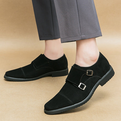 Men's Leather Pointed British Style Shoes