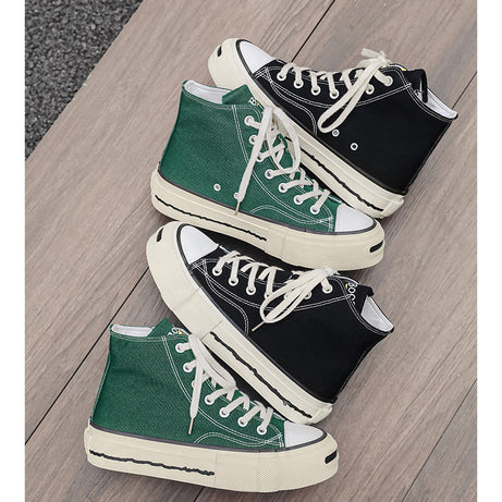 Men's High Top Trendy Canvas Casual Shoes
