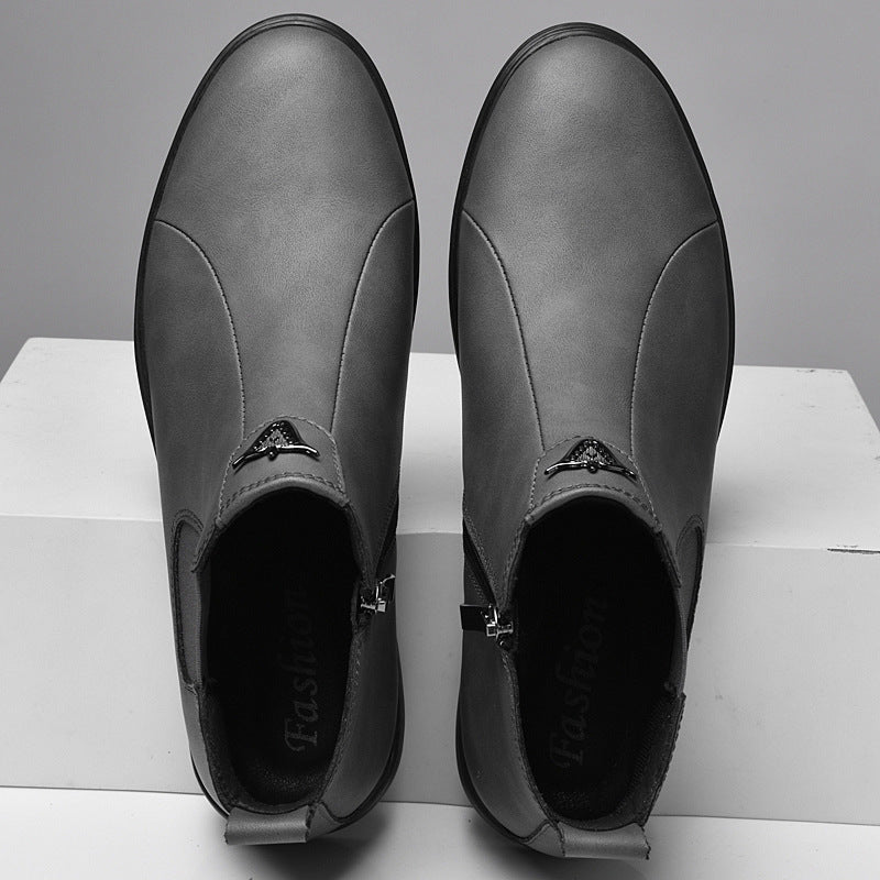 Men's Leather Fashion Chelsea Boots