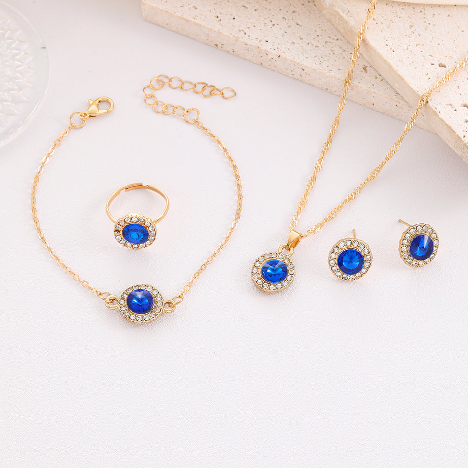 Women's  Temperament Jewelry Four-Piece Set