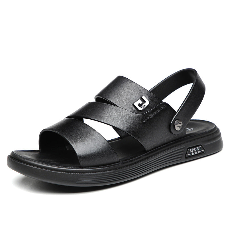 Men's Breathable Leather Casual Sandals