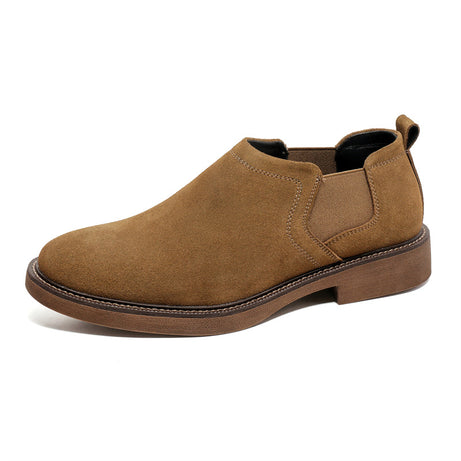 Men's Leather Low-Top Casual Chelsea Boots (In Stock)