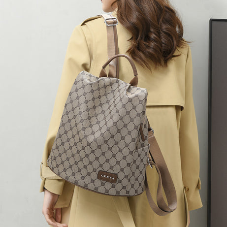 Women's PVC Fashion Large Capacity Backpack