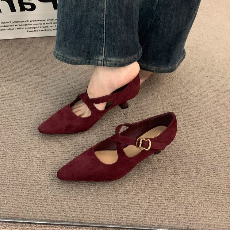 Women's Comfortable Pointed Design Work Shoes