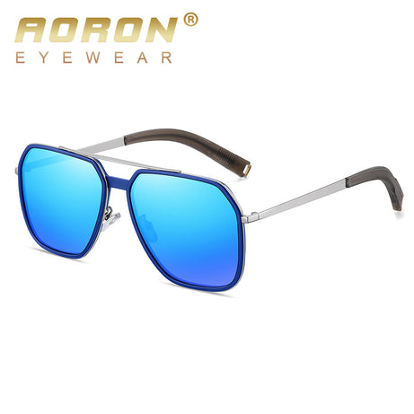 Men's Aluminum Magnesium Large Frame Sunglasses