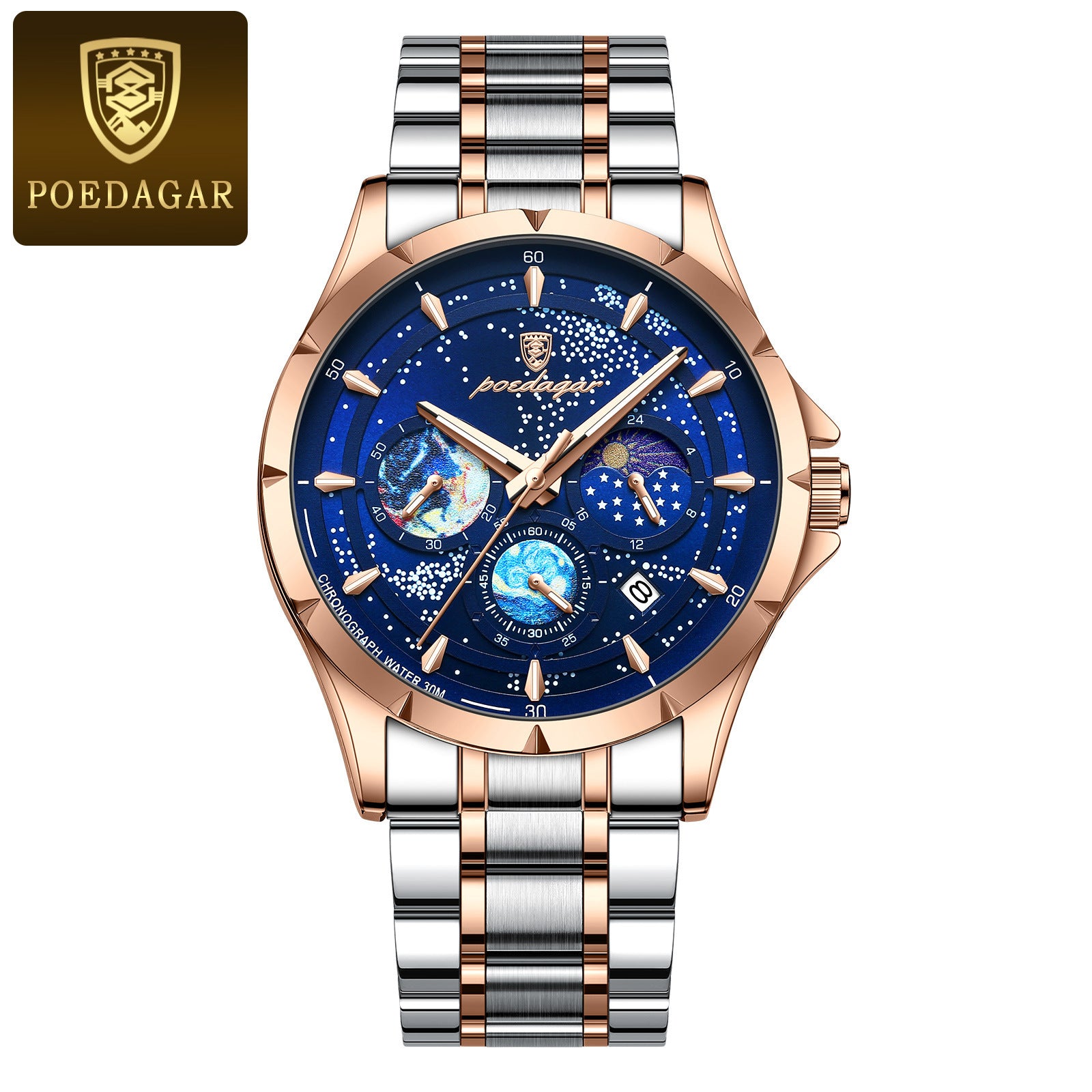 Men's Super Multi-Function Quartz Watch