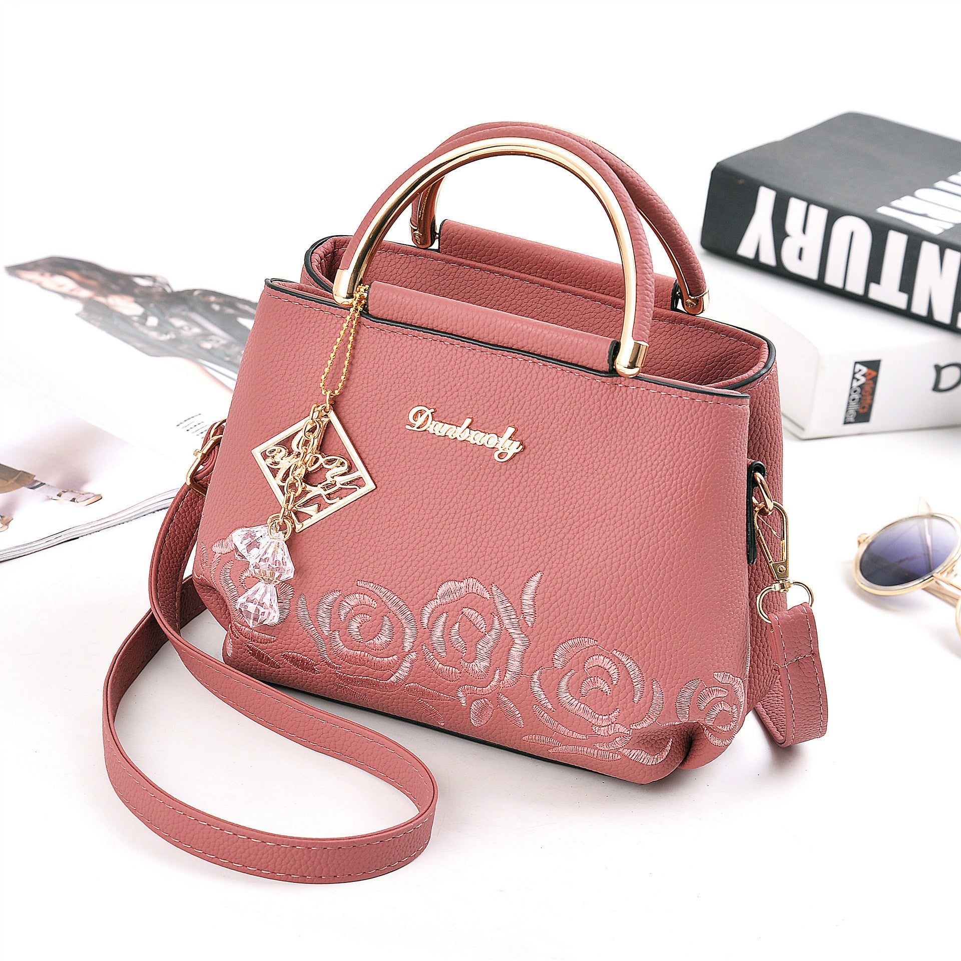 Women's Fashion Embroidered Shoulder Bag