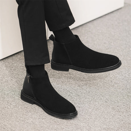 Men's Leather British Style Chelsea Boots