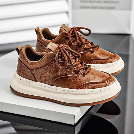 Men's Fashion Leather Trend Versatile Casual Shoes