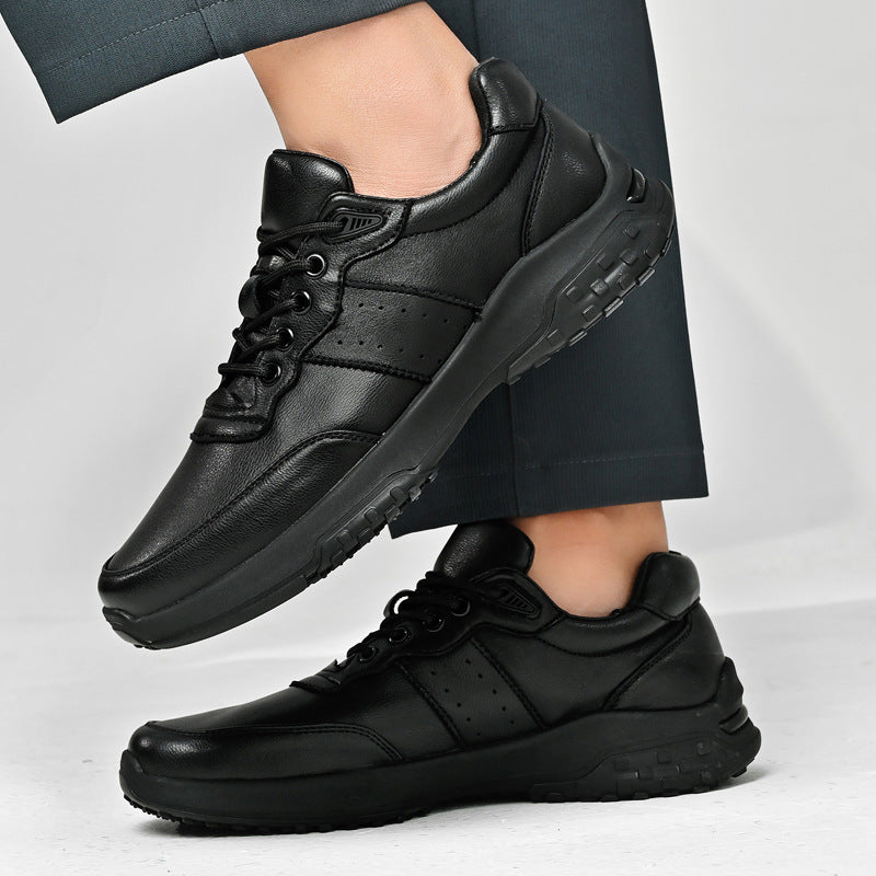 Men's Leather Versatile Trendy Casual Shoes