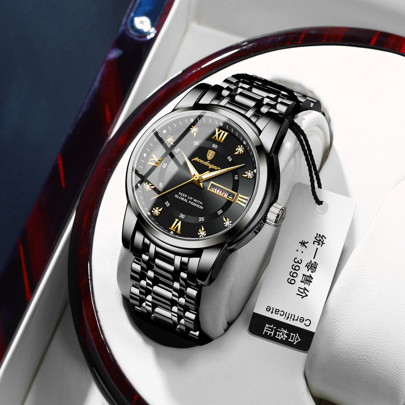 Men's Stainless Steel Explosion  Watch