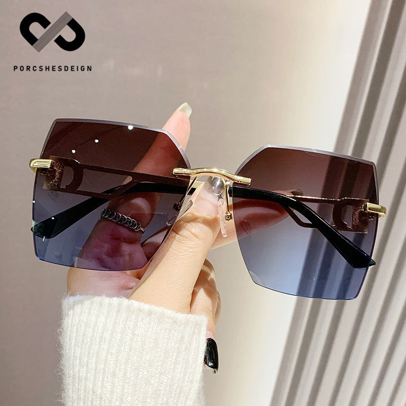 Women's Thin Sunshade Versatile Anti-UV Sunglasses