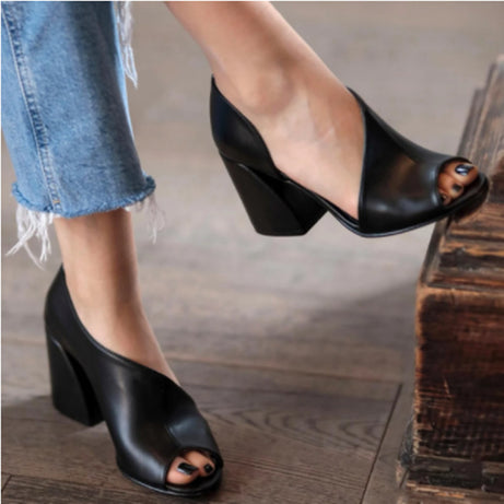 Women's Summer High Heels Hollow Sandals