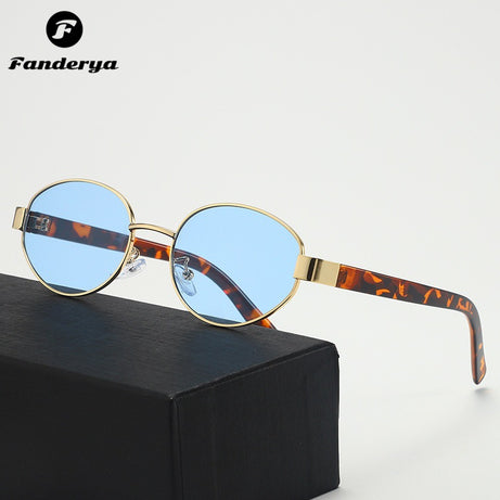 Women's UV-Protract Trendy Metal Sunglasses