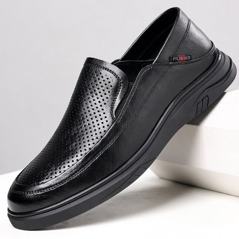 Men's Breathable Leather Casual Shoes